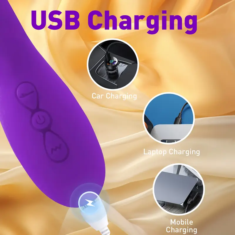 3-in-1 G-Spot Vibrator - Silent, Powerful Handheld Electric Bullet Massager with 7 Vibration, 7 Flapping & 7 Tongue Sucking Modes3-in-1 G-Spot Vibrator - Silent, Powerful Handheld Electric Bullet Massager with 7 Vibration, 7 Flapping