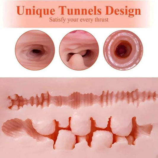 Realistic Male Masturbator Doll Lifelike Skin Texture Life Size Female Pocket Pussy with Soft Ass Realistic Tight Vagina Anal Fleshy Stroker for Enhanced Masturbation Experience with Hole Design for Ultimate Pleasure